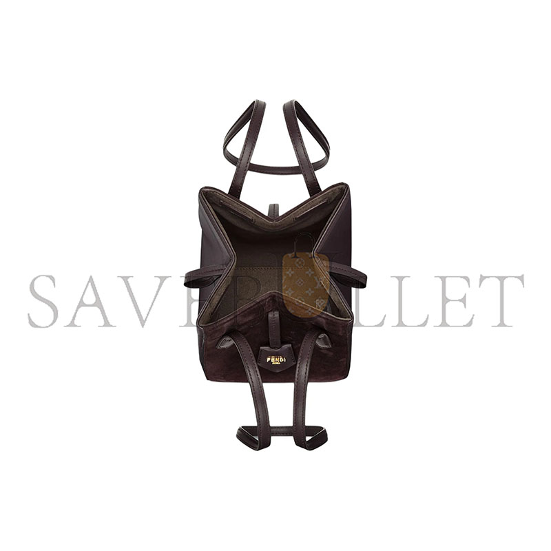 FENDI ORIGAMI MINI PELLE VIOLA 8BS083AS79F1PPU (19*15*15cm)